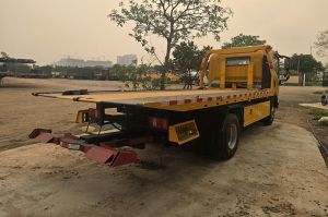 Xe cứu hộ 2 chức năng sàn trượt Howo