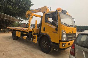 Xe cứu hộ 3 chức năng sàn trượt Howo