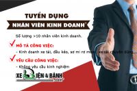 CẦN TUYỂN DỤNG NHÂN VIÊN KINH DOANH  (CỘNG TÁC VIÊN BÁN HÀNG)